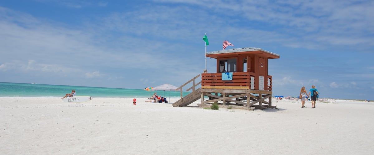Lido Key featuring a sandy beach