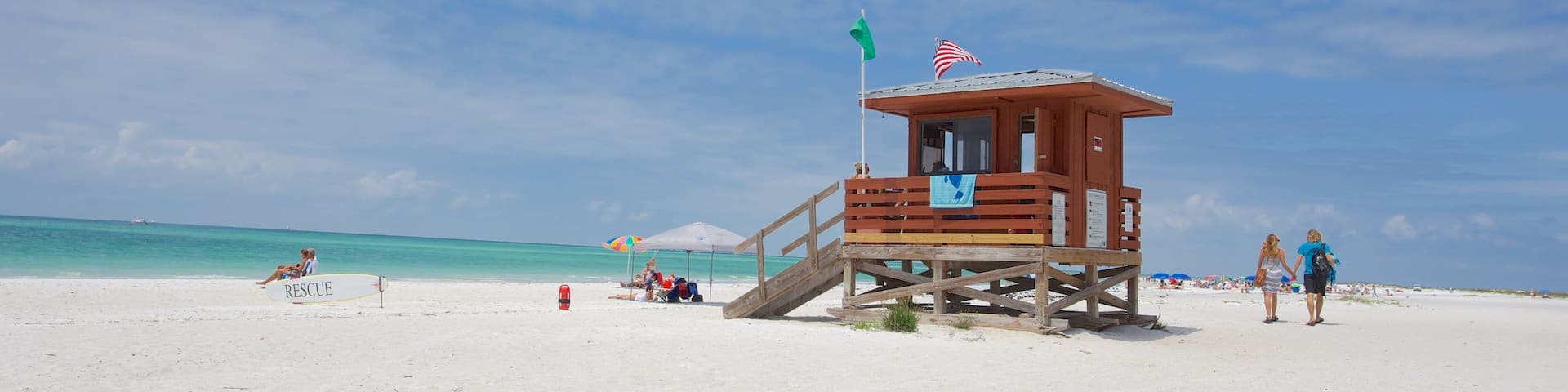 Lido Key che include spiaggia