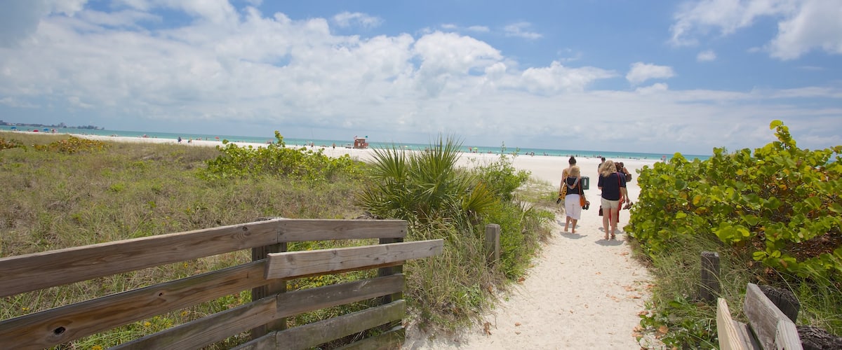 Lido Key toont een strand