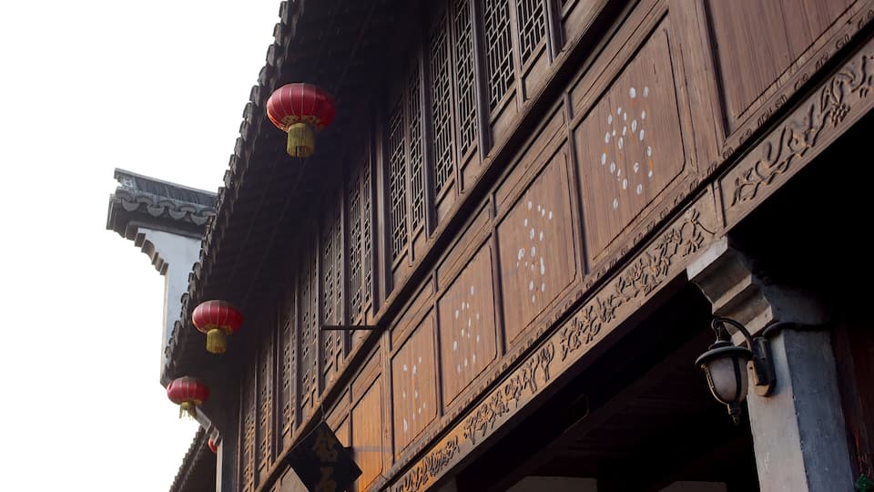 Jiaxing featuring a temple or place of worship and heritage architecture