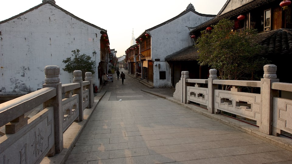 Jiaxing featuring a small town or village and heritage architecture