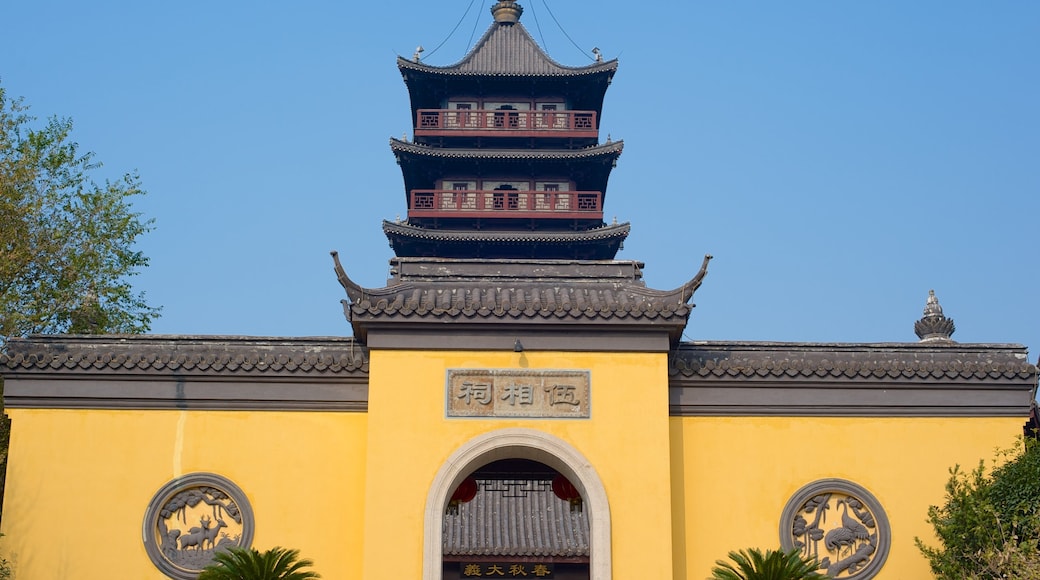 Jiaxing som inkluderar historisk arkitektur