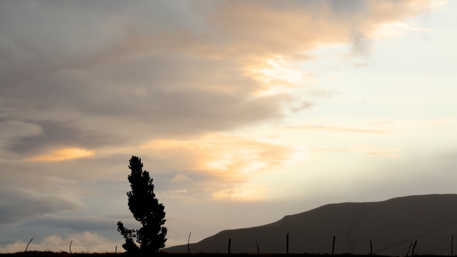 Cotopaxi-nationalparken og byder på fredfyldte omgivelser og en solnedgang