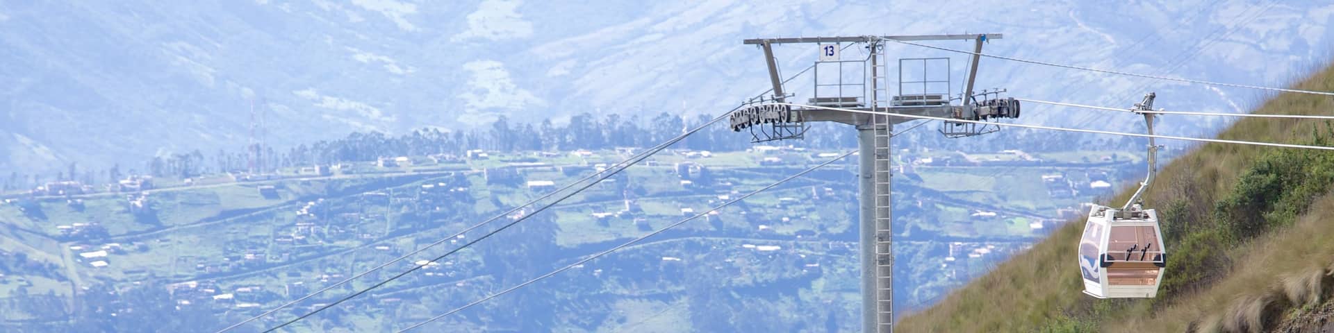 Quito Seilbahn welches beinhaltet Gondel