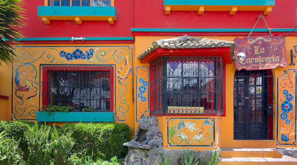 Plaza Foch mostrando imágenes de calles y una casa