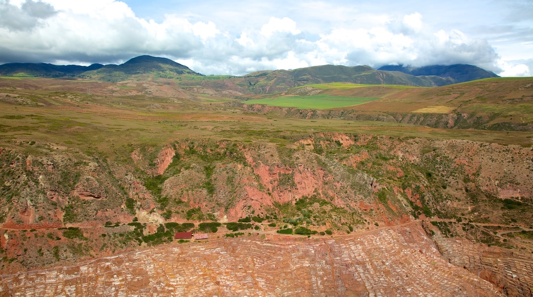 Salt Mines of Maras which includes landscape views