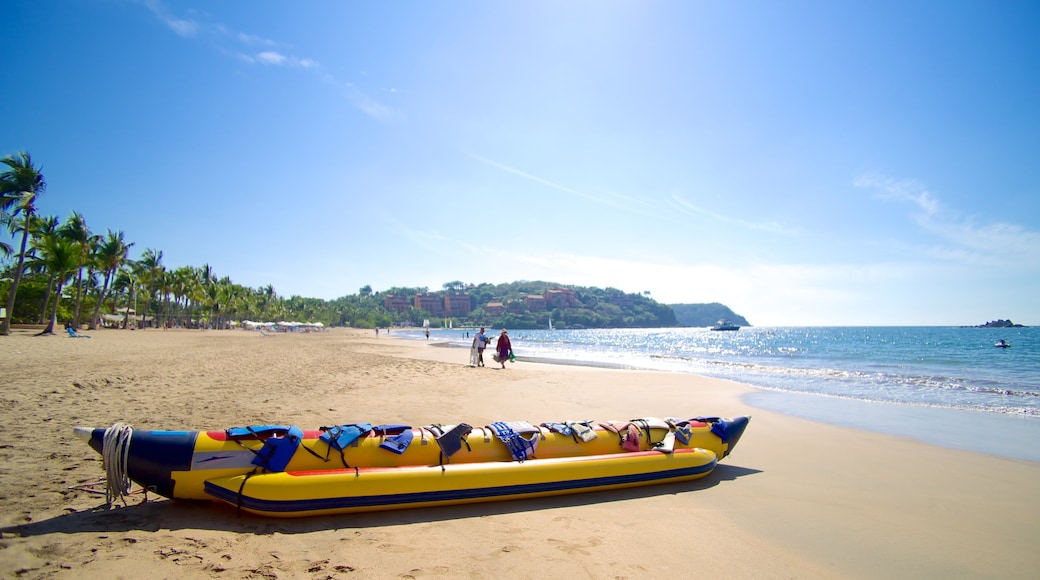 Quieta Beach showing tropical scenes, a beach and landscape views