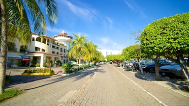 Marina Ixtapa featuring street scenes