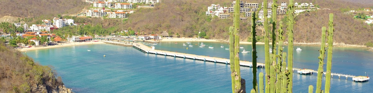 Huatulco das einen Landschaften und Küstenort