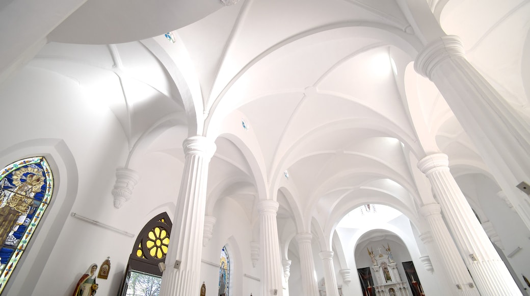 San Fernando Cathedral showing a church or cathedral and interior views