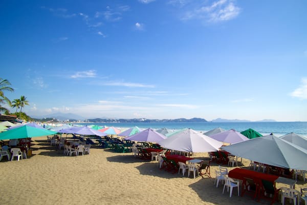 Playa Miramar which includes a sandy beach
