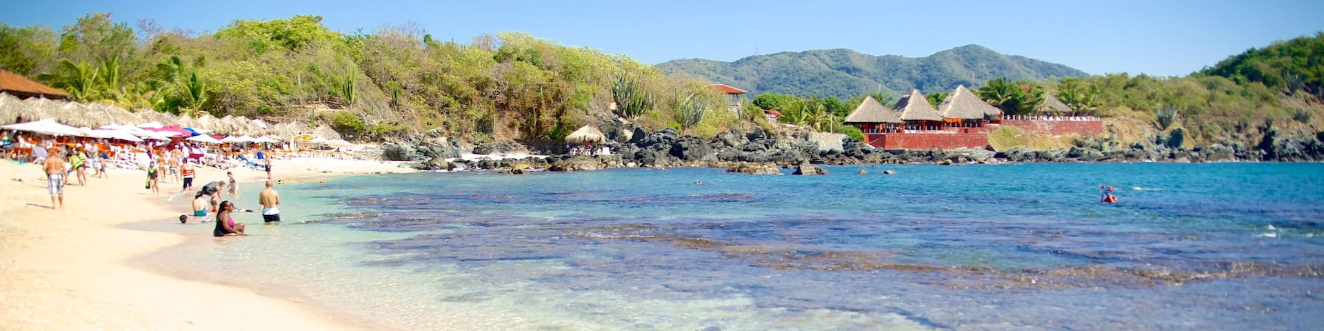 Ixtapa Island featuring a beach