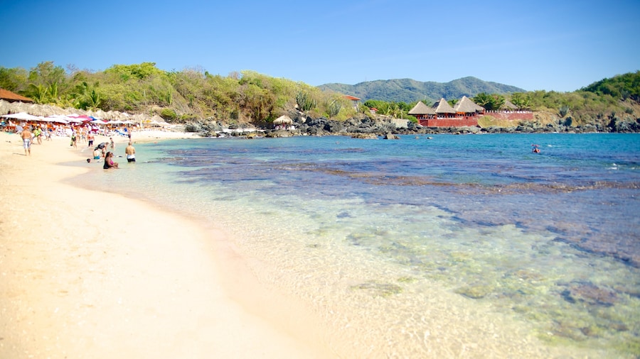 Ixtapa Island featuring a beach