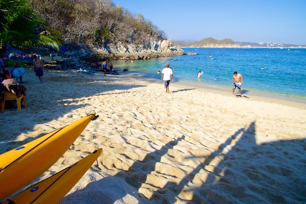 La Entrega Beach featuring a sandy beach and landscape views