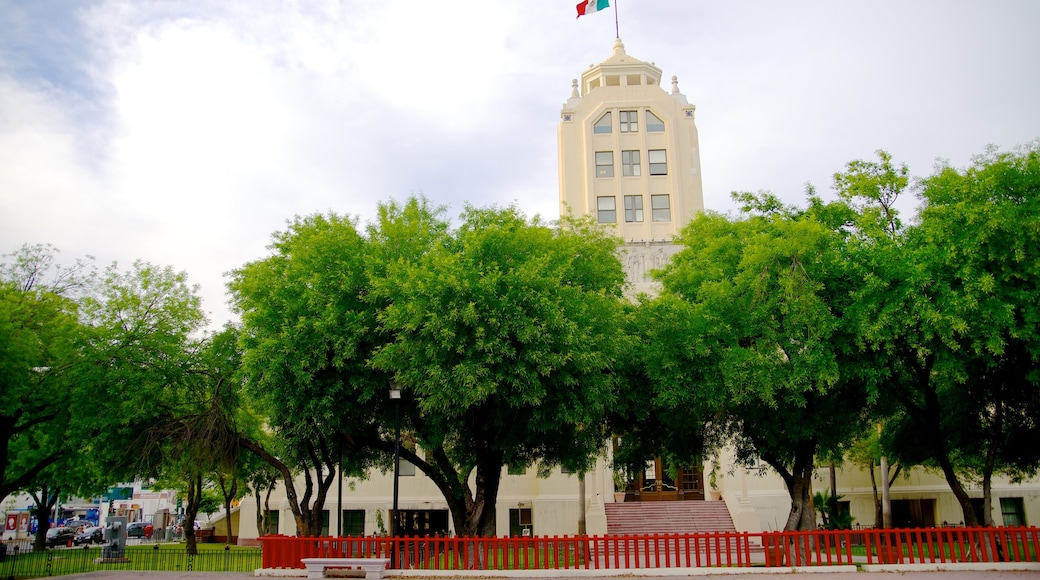 Antiguo Palacio Federal mostrando escenas urbanas