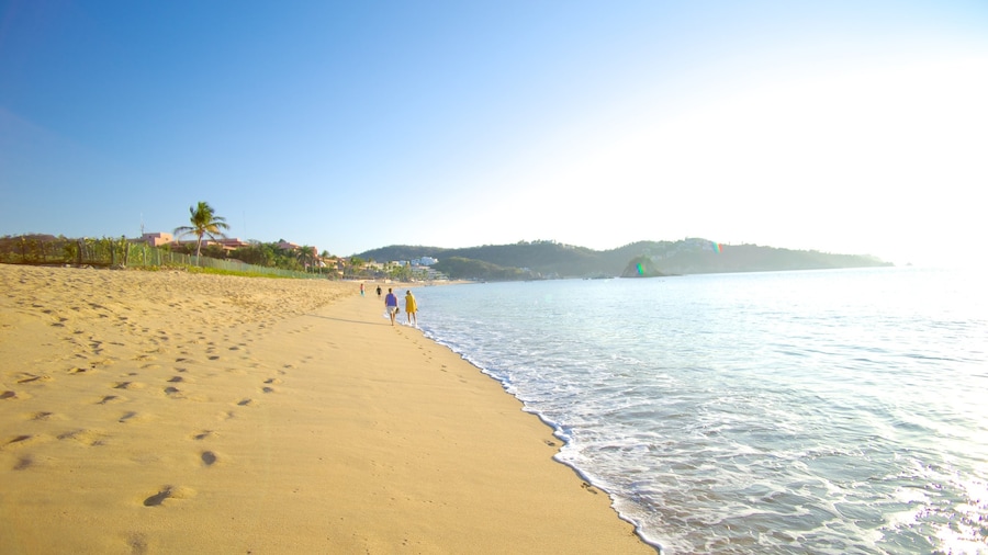 Playa Zaachila caratteristiche di spiaggia sabbiosa