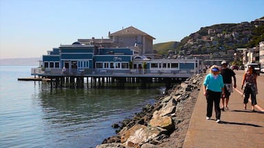 Sausalito which includes general coastal views as well as a small group of people