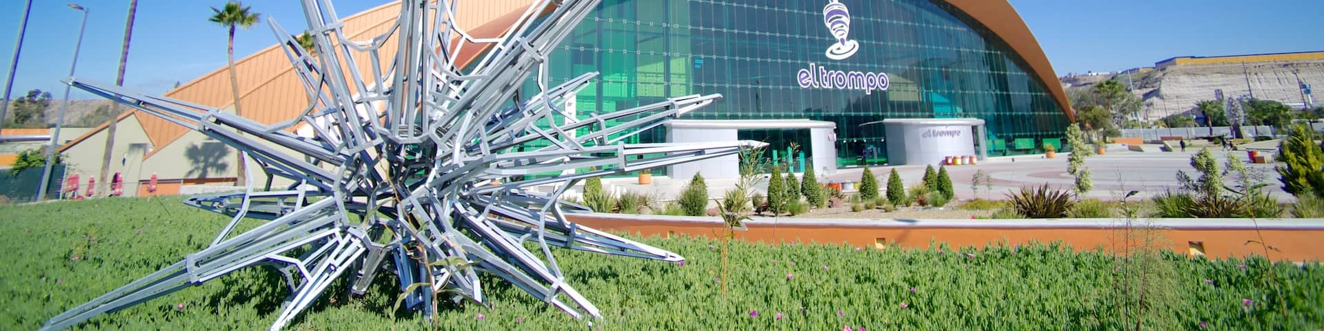 El Trompo Interactive Museum Tijuana showing outdoor art