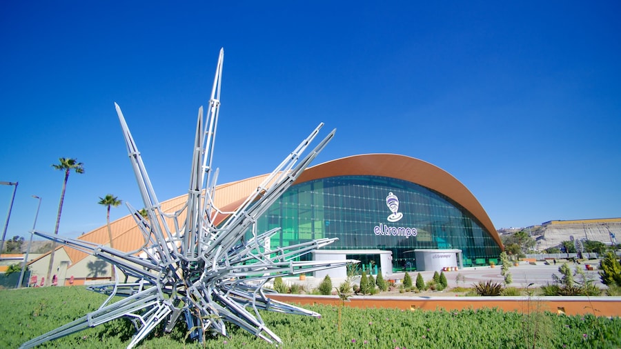 El Trompo Interactive Museum Tijuana showing outdoor art