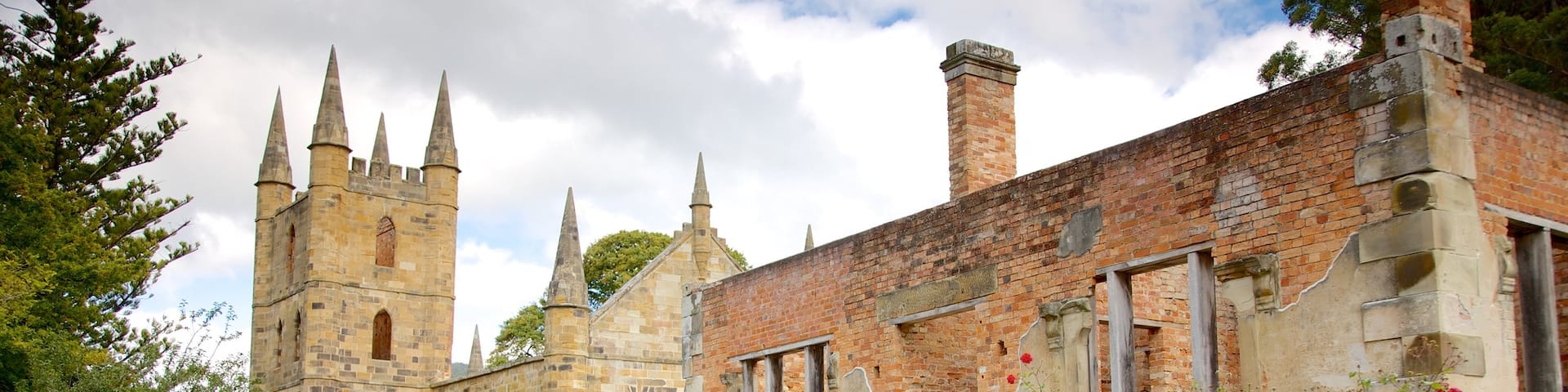 Port Arthur Historic Site featuring a ruin, heritage architecture and a castle