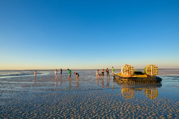 The Kimberley showing a beach and landscape views