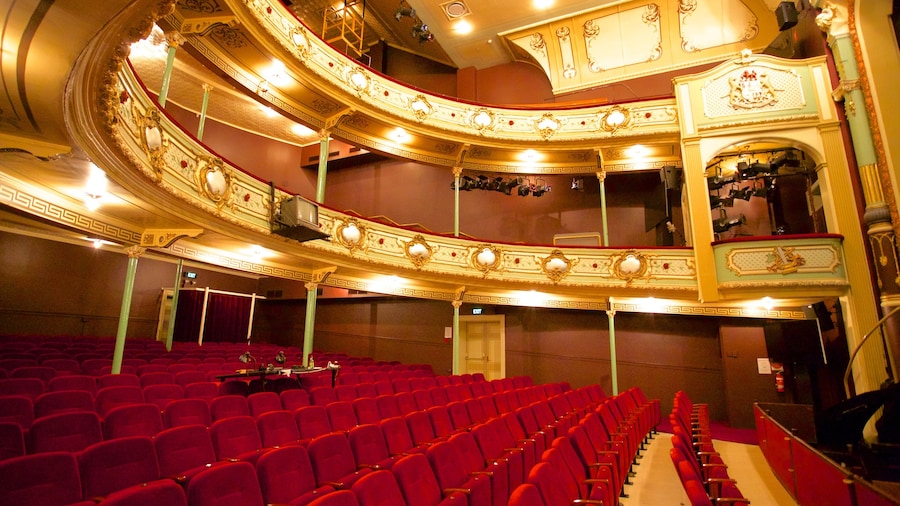 Theatre Royal showing interior views and theatre scenes