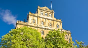 Cascade Brewery som visar historisk arkitektur