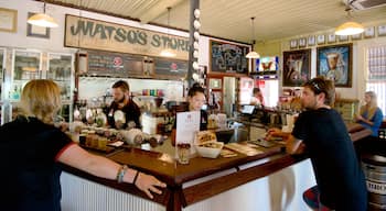 Matso\'s Brewery featuring a bar, drinks or beverages and interior views