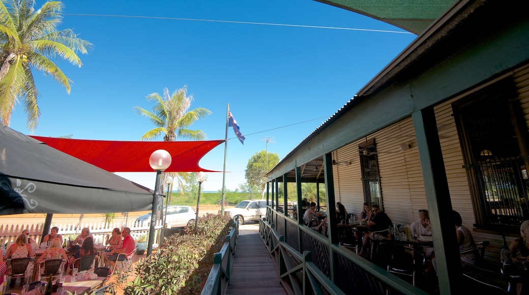 Matso\'s Brewery which includes outdoor eating as well as a large group of people