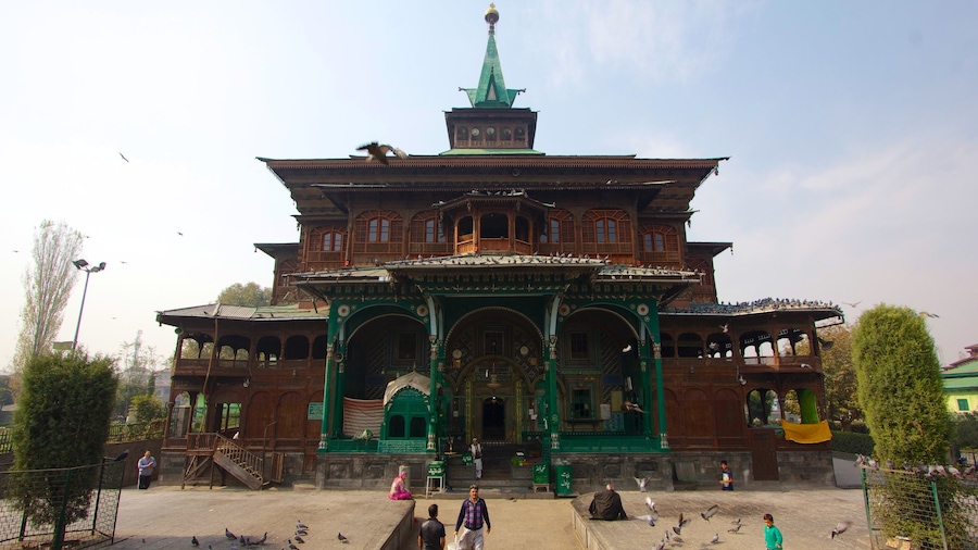 Jammu and Kashmir which includes a temple or place of worship
