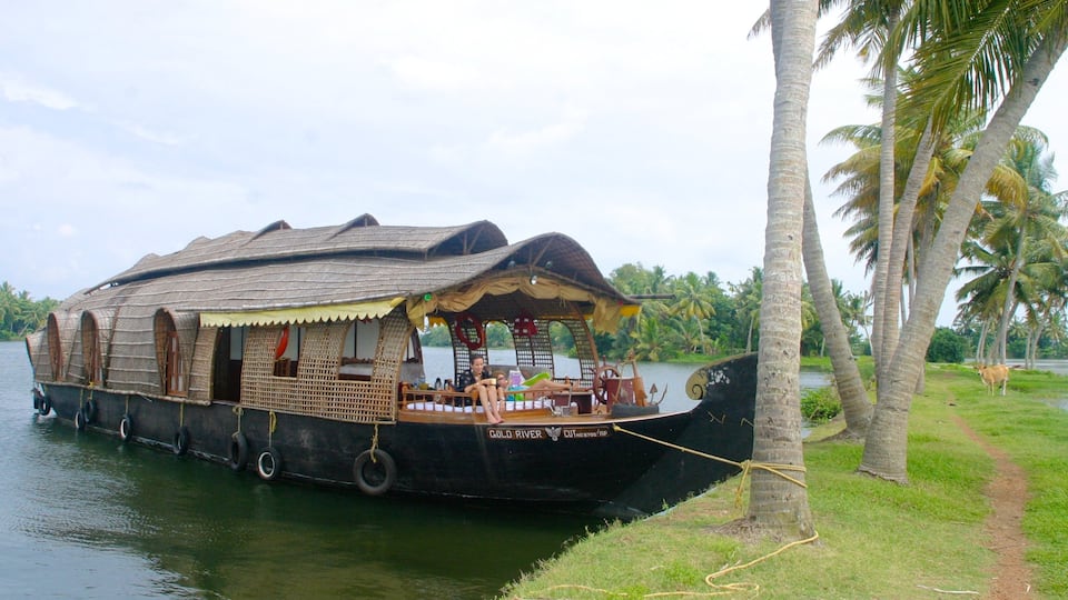 Cochin que incluye un lago o abrevadero, escenas tropicales y paseos en lancha