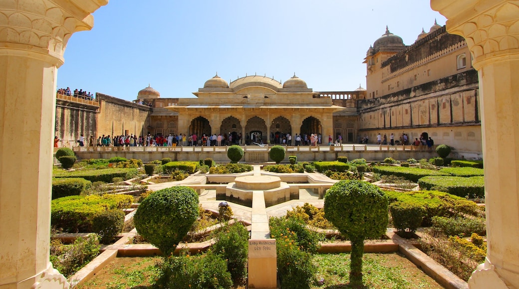 Amber Fort showing chateau or palace, a park and heritage architecture