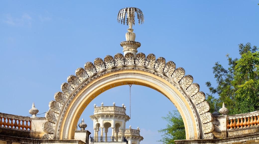 Chowmahalla Palace featuring heritage architecture and a castle