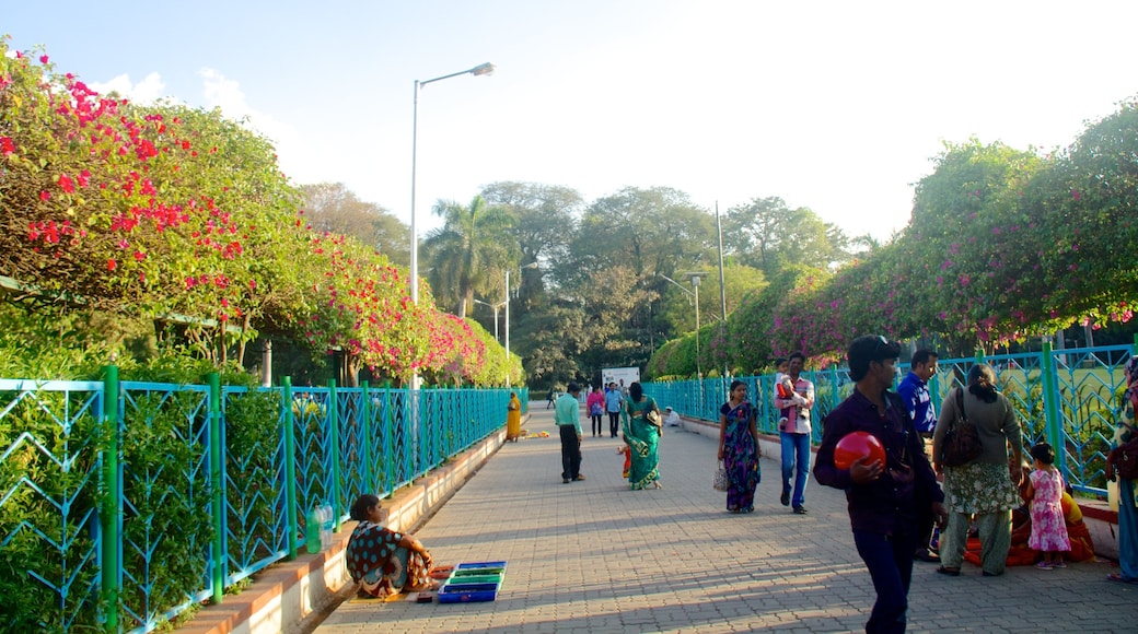 Saras Baug as well as a small group of people