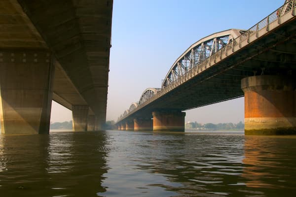 Bally Bridge which includes a bridge and a river or creek