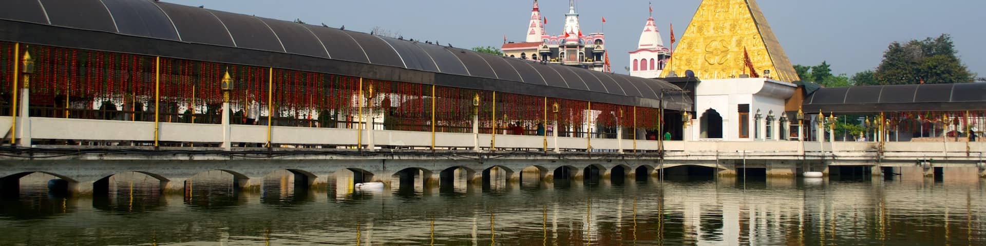 Jalandhar which includes religious aspects, a temple or place of worship and a river or creek