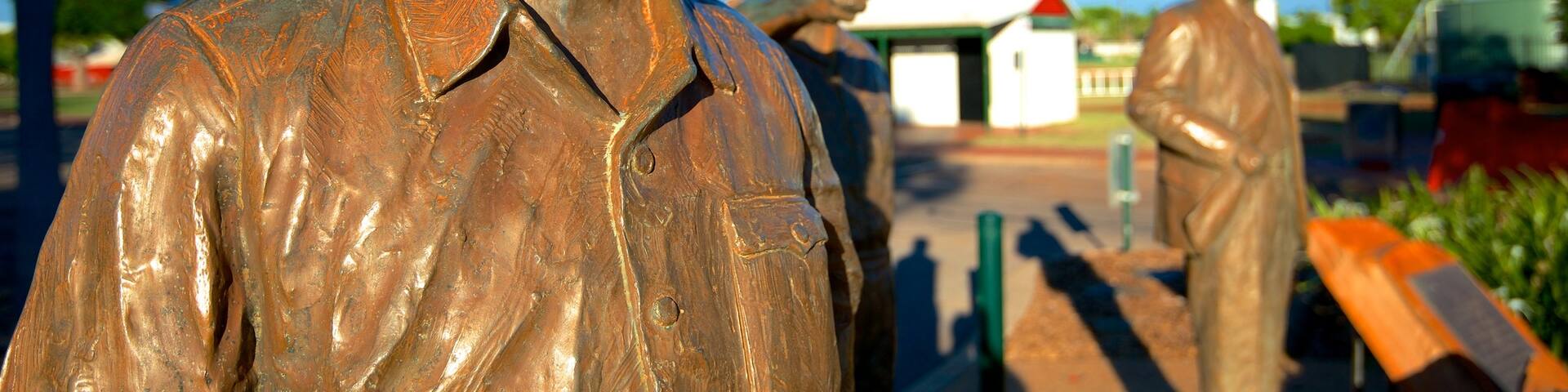 Broome featuring outdoor art, a statue or sculpture and art