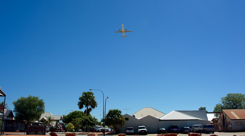 Broome showing aircraft and a city