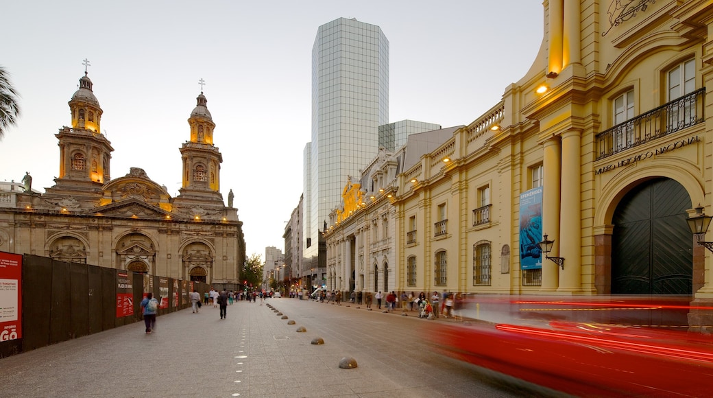 National History Museum showing a city and street scenes