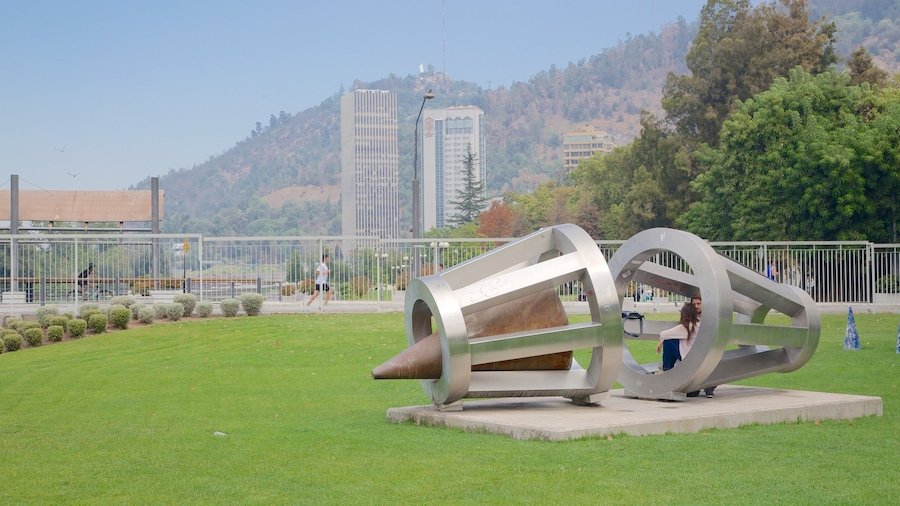 Sculpture Park which includes outdoor art, a garden and art