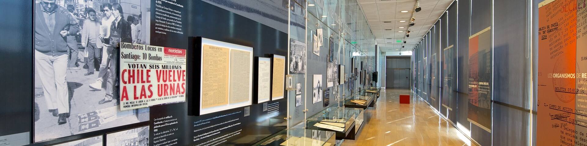 Museum of Memory and Human Rights featuring interior views