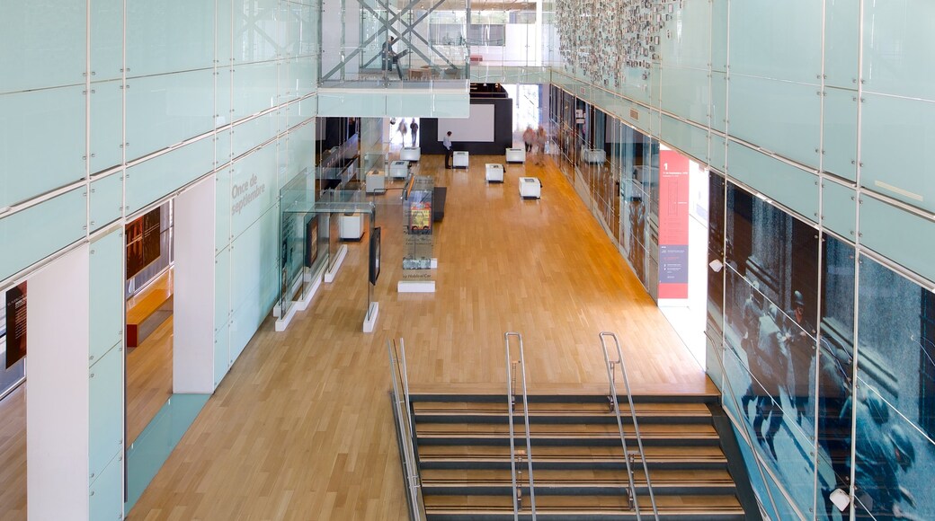 Museum of Memory and Human Rights showing interior views