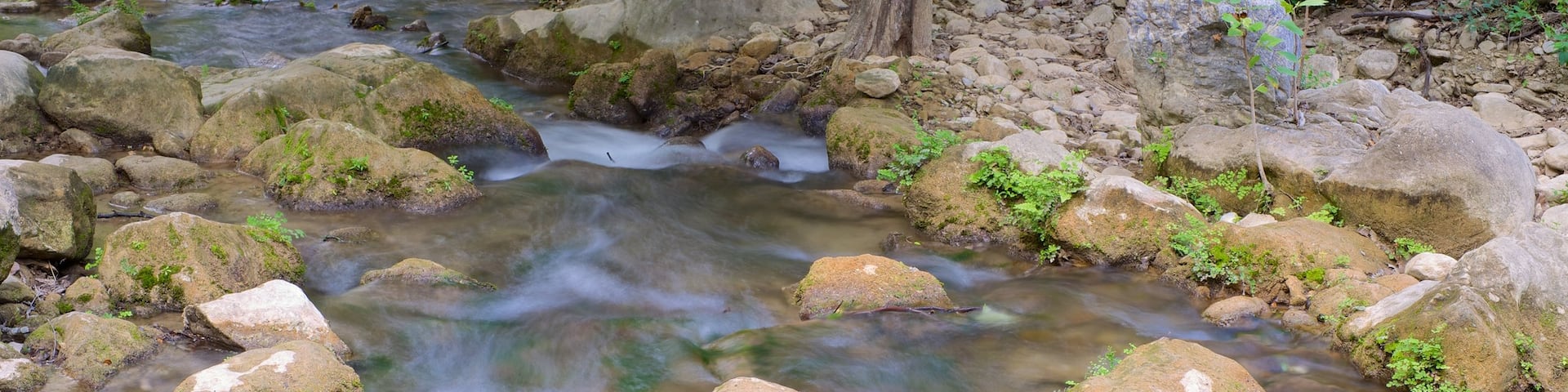 Cascada Cola de Caballo featuring a river or creek