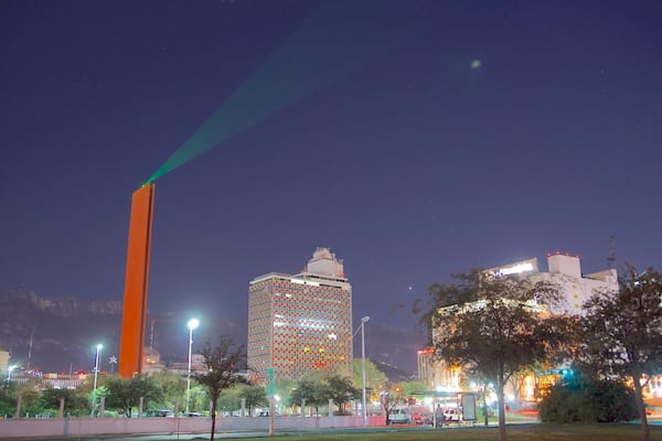 Faro de Comercio das einen Stadt, Skyline und moderne Architektur
