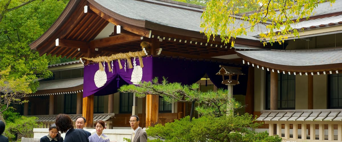 Santuario Atsuta que incluye un templo o lugar de culto y patrimonio de arquitectura