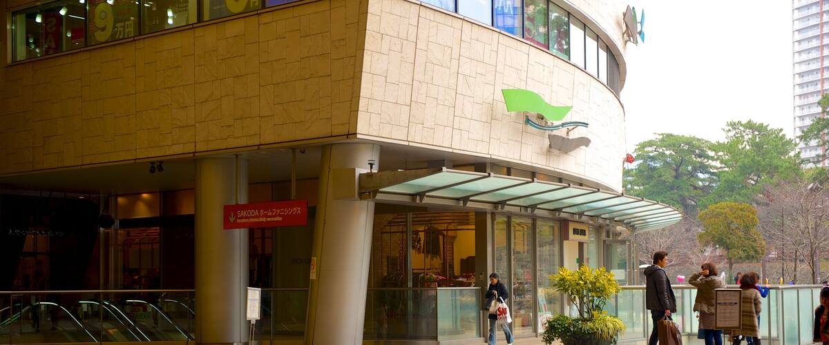 Kitakyūshū welches beinhaltet moderne Architektur und Stadt