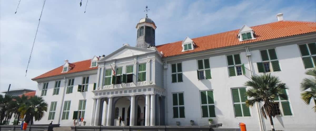 Jakarta History Museum featuring a city