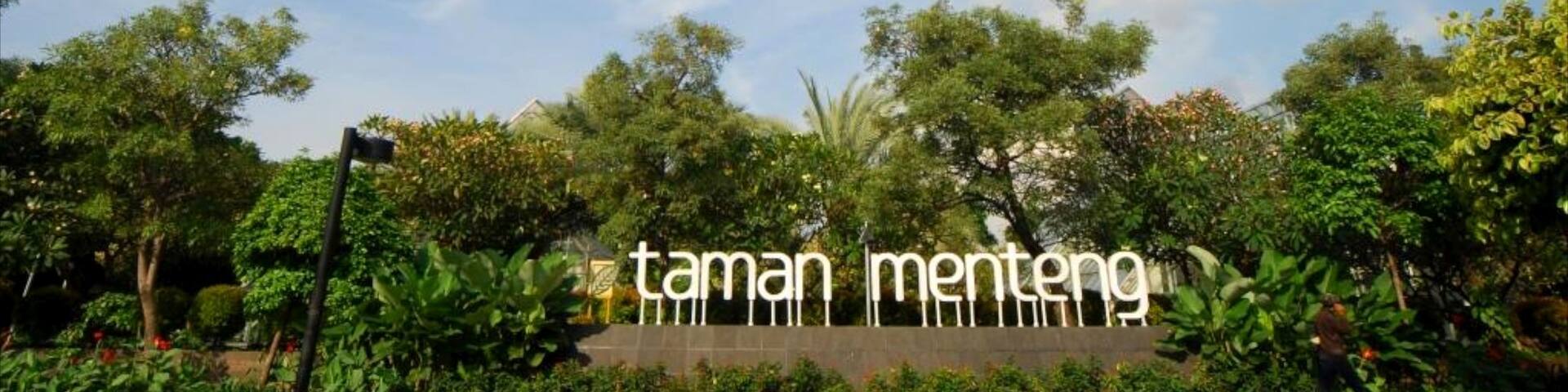 Menteng featuring signage
