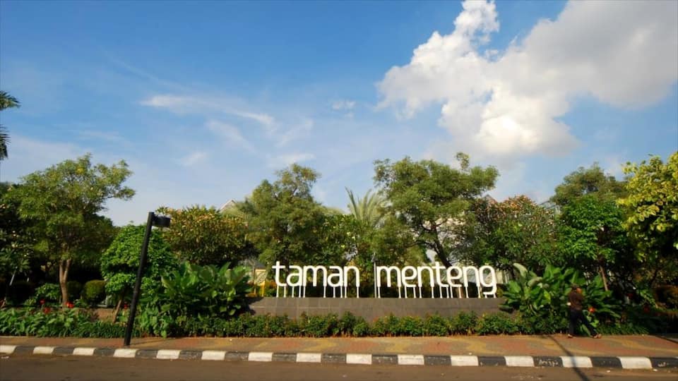 Menteng que incluye señalización