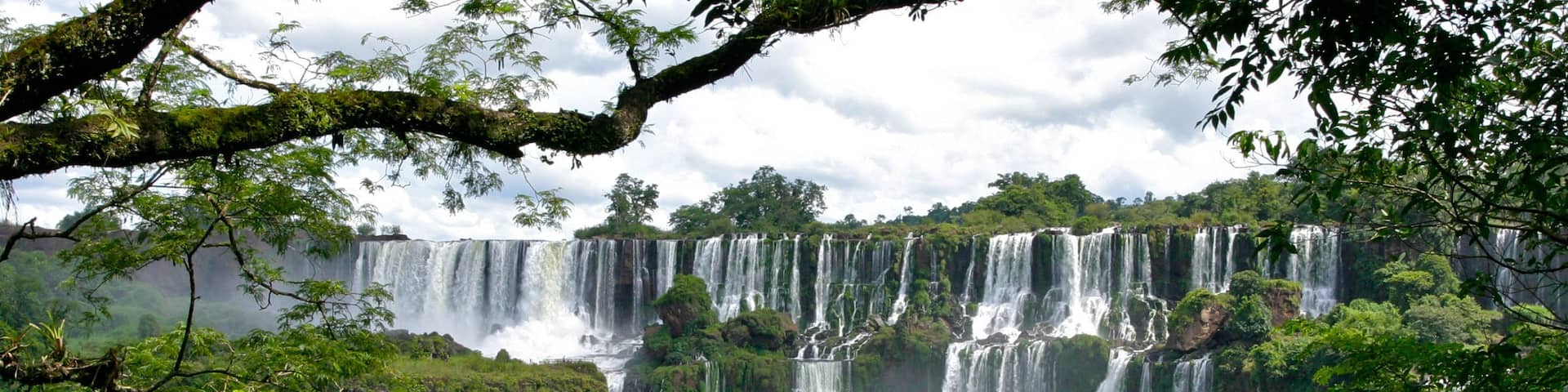 Iguazu Falls which includes landscape views and a waterfall